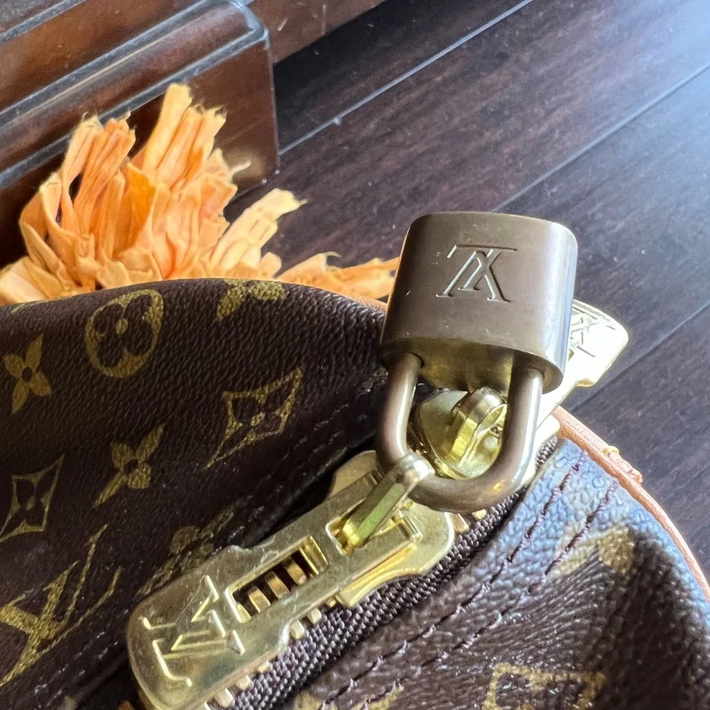 Auth Louis Vuitton Monogram Keepall Bandouliere 60 Boston Travel Bag M41412 - Picture 12 of 13